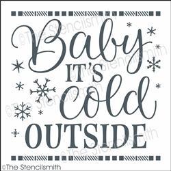 6401 - Baby it's cold outside - The Stencilsmith