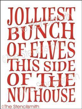 6409 - Jolliest Bunch of Elves - The Stencilsmith