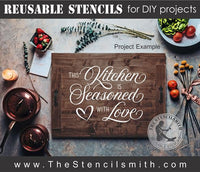 6425 - This kitchen is seasoned with love - The Stencilsmith
