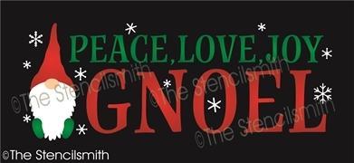 6438 - peace love joy gnoel - The Stencilsmith