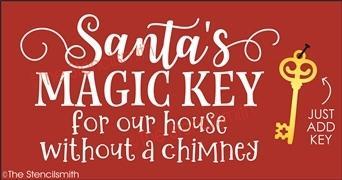 6454 - Santa's Magic Key - The Stencilsmith