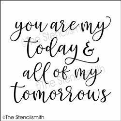 6491 - you are my today and all - The Stencilsmith