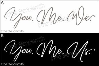 6506 - You Me We / Us - The Stencilsmith