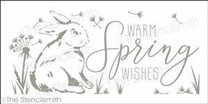 6527 - warm spring wishes - The Stencilsmith
