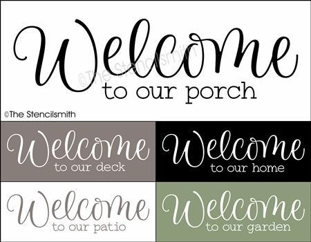 6549 - Welcome to our - The Stencilsmith