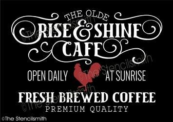 6554 - The Olde Rise & Shine Cafe - The Stencilsmith