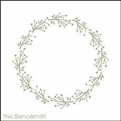 6575 - wreath - The Stencilsmith