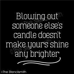 6583 - Blowing out someone else's candle - The Stencilsmith