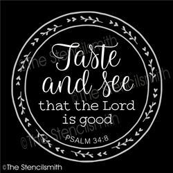 6585 - Taste and see that the Lord is good - The Stencilsmith