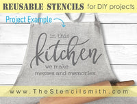 6586 - in this house we make messes - The Stencilsmith