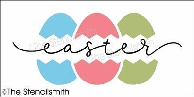 6625 - easter (cracked eggs) - The Stencilsmith