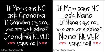 6630 - If Mom says no ask - The Stencilsmith