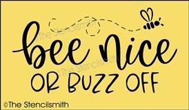 6678 - bee nice or buzz off - The Stencilsmith