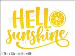 6692 - Hello Sunshine (lemon) - The Stencilsmith