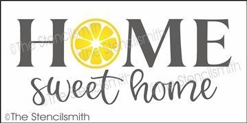6715 - Home Sweet Home (lemon) - The Stencilsmith