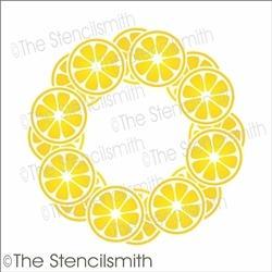 6722 - Lemon Wreath - The Stencilsmith