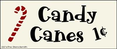 Candy Canes 1c - The Stencilsmith
