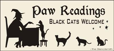 677 - Paw Readings - CATS - The Stencilsmith