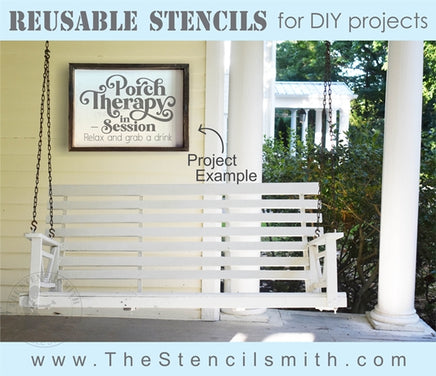 6786 - Porch Therapy in session - The Stencilsmith
