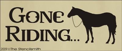 679 - Gone Riding - The Stencilsmith