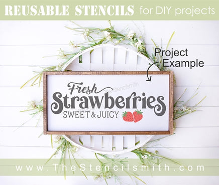 6814 - Fresh Strawberries - The Stencilsmith