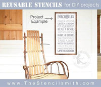 6829 - Porch / Patio / Deck Rules - The Stencilsmith