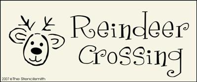 Reindeer Crossing - The Stencilsmith