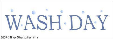 686 - WASH DAY - The Stencilsmith