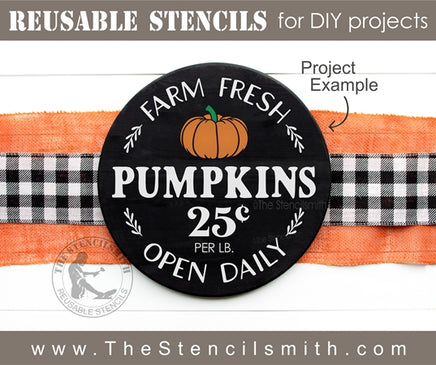 6917 - Farm Fresh Pumpkins - The Stencilsmith