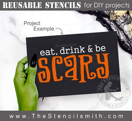 6947 - eat, drink & be scary - The Stencilsmith