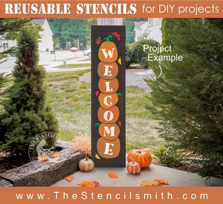 6959 - welcome (pumpkins) - The Stencilsmith