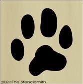 698 - Dog Paw - The Stencilsmith