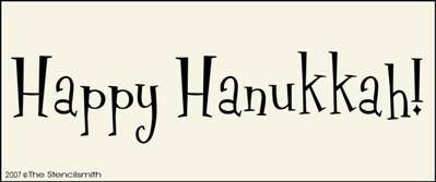 Happy Hanukkah - The Stencilsmith