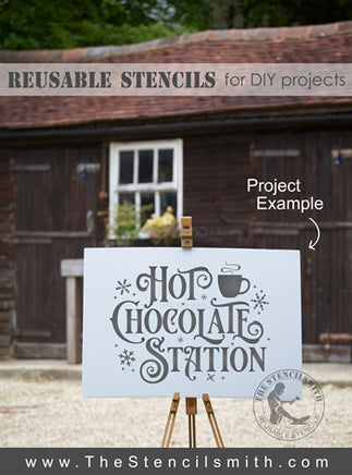 7018 - hot chocolate station - The Stencilsmith