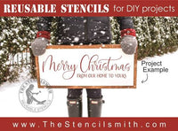 7059 - Merry Christmas from our home - The Stencilsmith