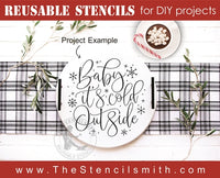 7102 - Baby it's cold outside - The Stencilsmith