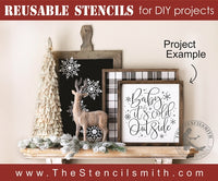 7102 - Baby it's cold outside - The Stencilsmith