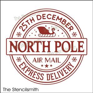 7106 - North Pole Air Mail - The Stencilsmith