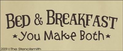 710 - Bed & Breakfast - You Make Both - The Stencilsmith
