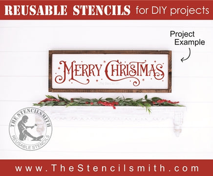 7112 - Merry Christmas - The Stencilsmith