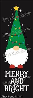 7124 - Merry and Bright (gnome) - The Stencilsmith