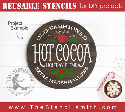 7127 - Old-Fashioned Hot Cocoa - The Stencilsmith