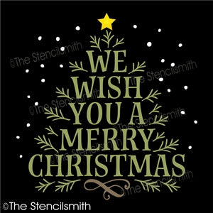 7132 - We wish you a Merry Christmas - The Stencilsmith