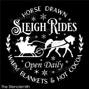 7133 - Horse Drawn Sleigh Rides - The Stencilsmith