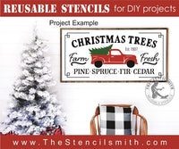 7144 - Christmas Trees - The Stencilsmith