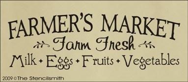 714 - Farmer's Market - The Stencilsmith