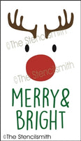 7152 - Merry & Bright reindeer - The Stencilsmith