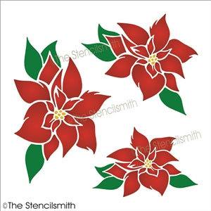 7169 - Poinsettia - The Stencilsmith