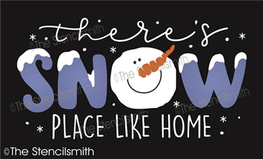 7173 - there's SNOW place like home - The Stencilsmith