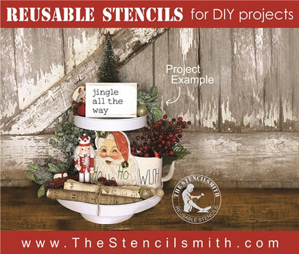 7176 - Christmas phrases - The Stencilsmith